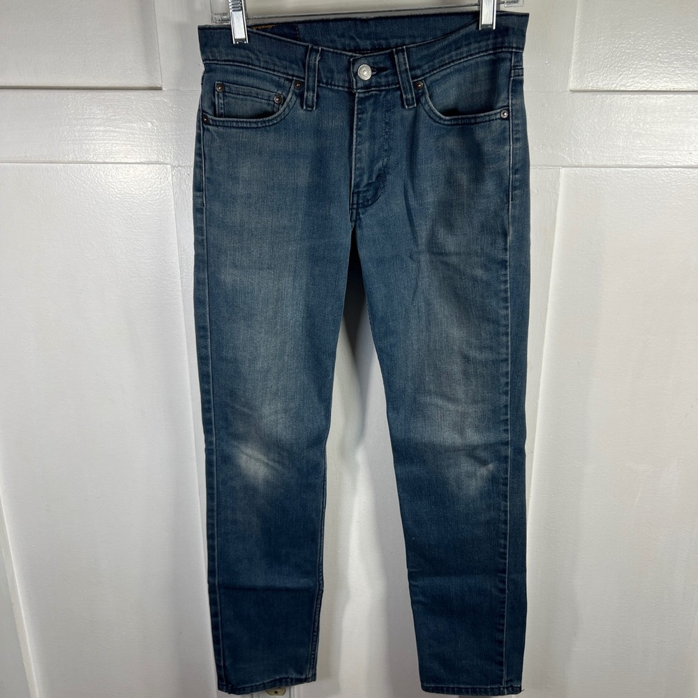 Levis 511 Slim Fit Blue Denim Jeans Mens 29x32 Medium Wash 04511-4558